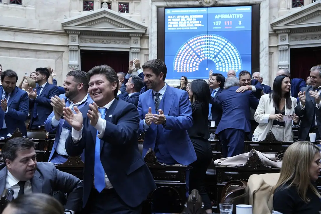 Diputados sancionó la reforma de la Ley de Glaciares