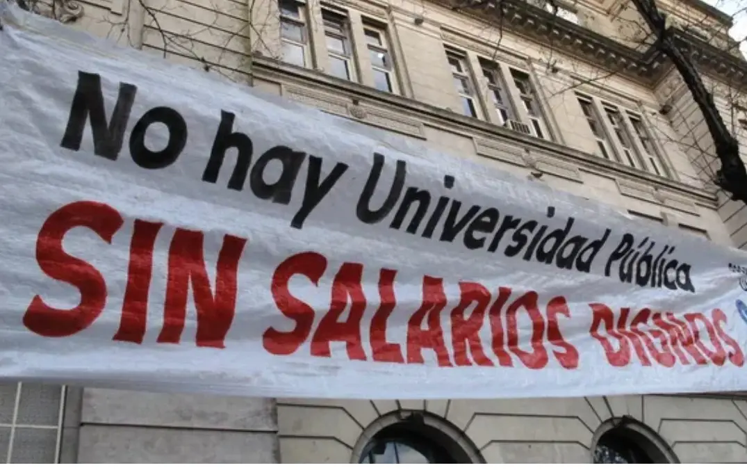 Paro universitario: reclaman aumento salarial y la Ley de Financiamiento