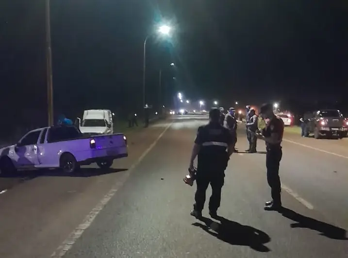 Muere un joven en una triple colisión en la Ruta 14