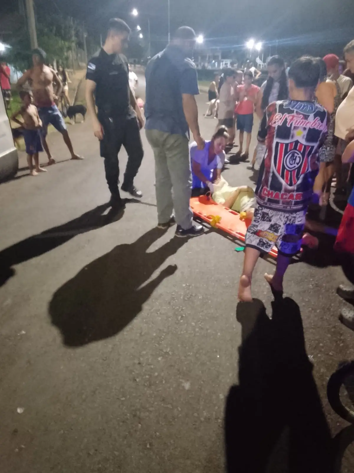 Chocaron dos ciclistas y uno de ellos debió ser hospitalizado