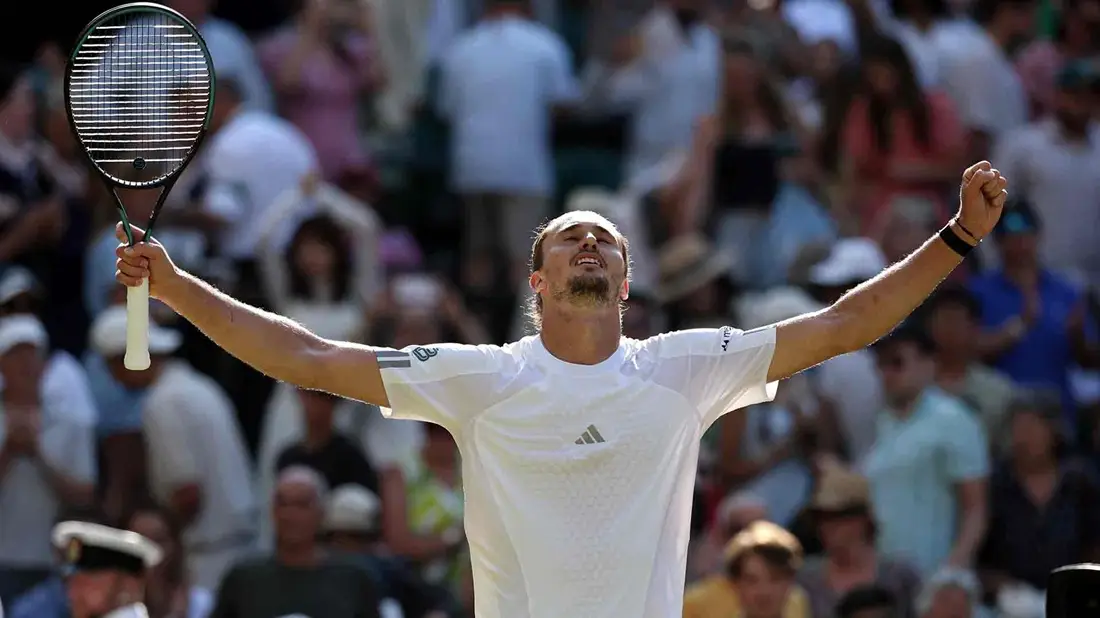 Zverev ganó y es semifinalista de Wimbledon
