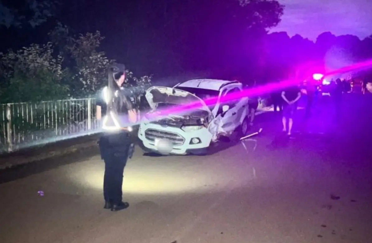Alba Posse: colisión en la Ruta Provincial 2 dejó un lesionado
