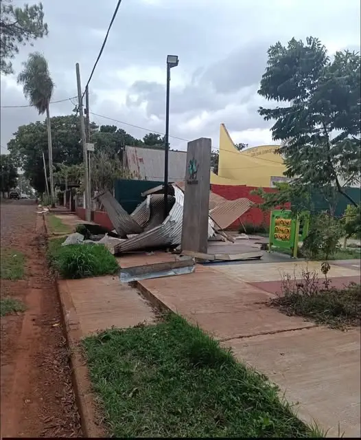 Fuerte temporal afectó a varias localidades de Misiones