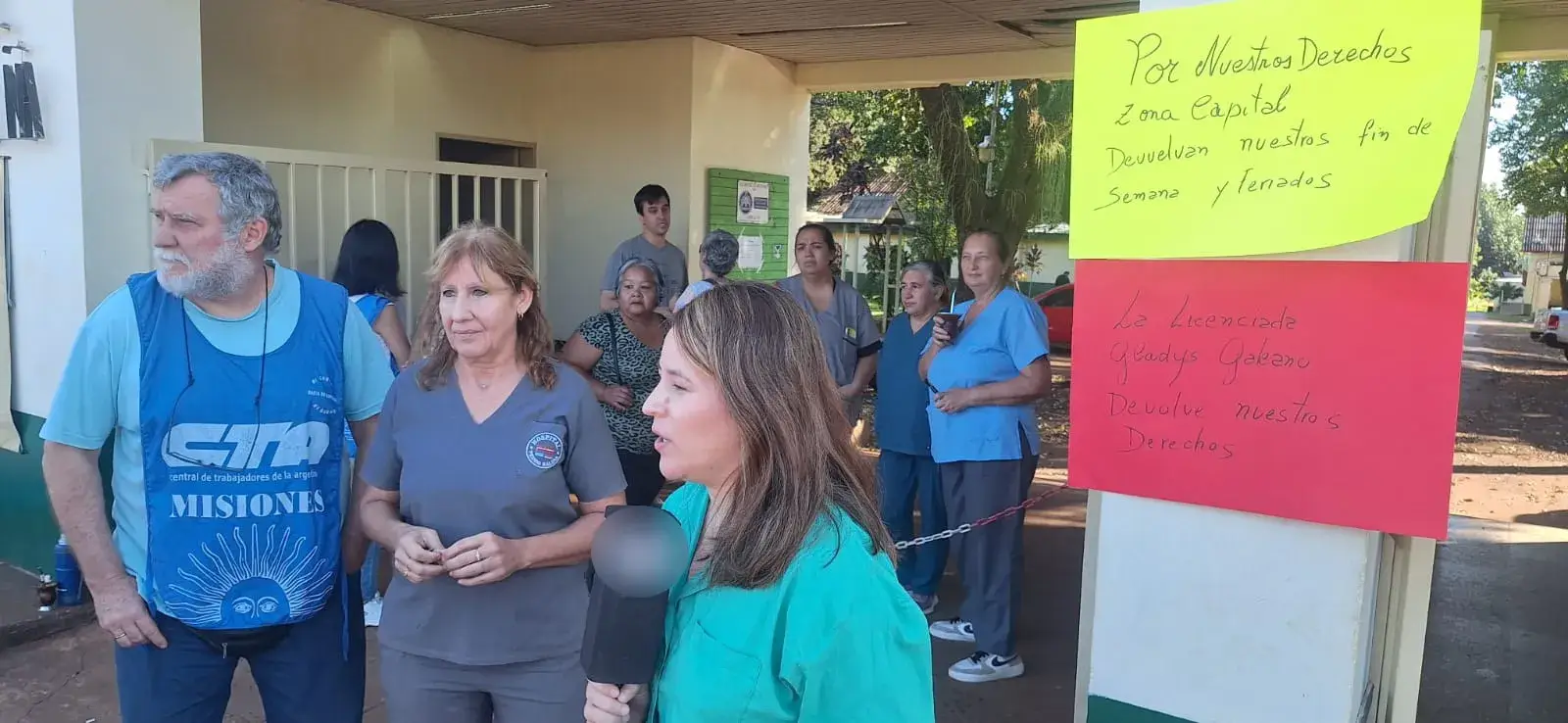 Paro en el Hospital Baliña en defensa del “franco doble”