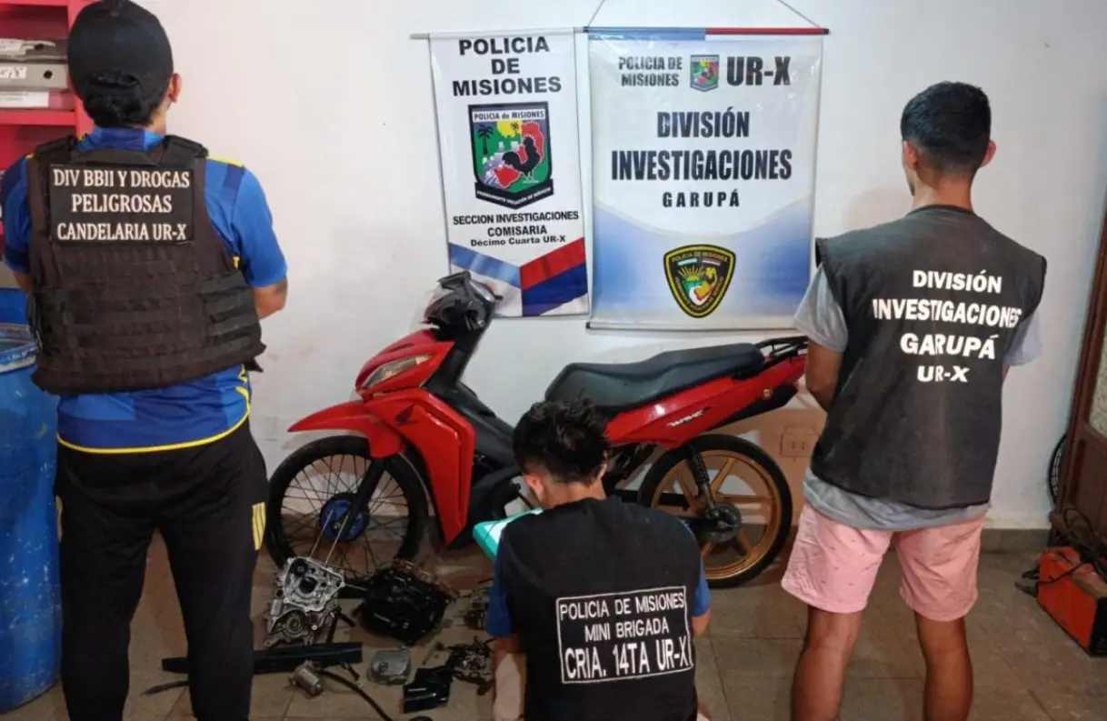 Desbaratan un desarmadero clandestino en Garupá