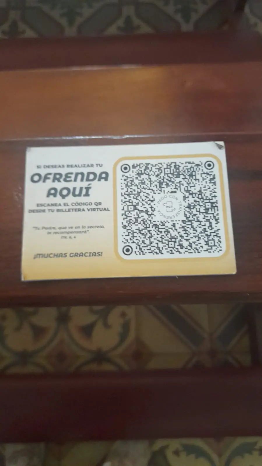 Ofrendas por QR: la Catedral posadeña se actualizó