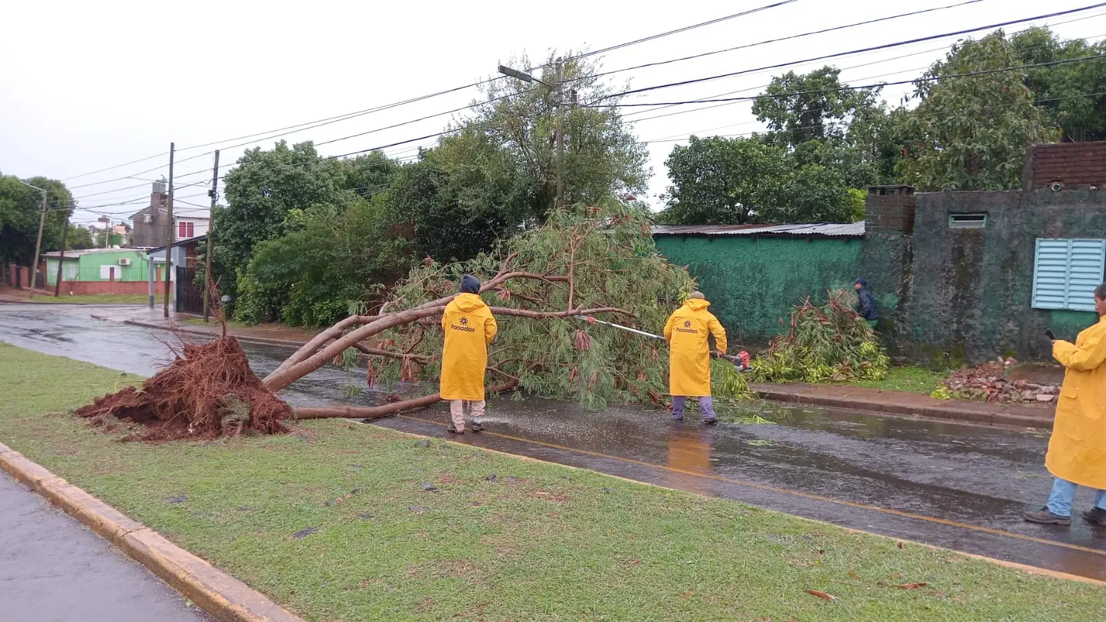 Temporal en Posadas: Hubo 150 llamadas de emergencia
