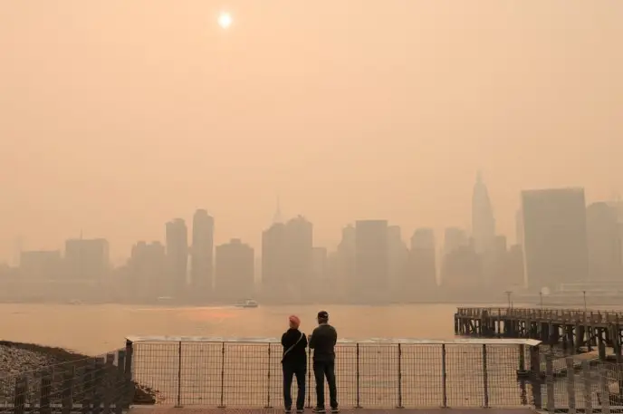 Alerta en Nueva York por la calidad del aire antes de la final