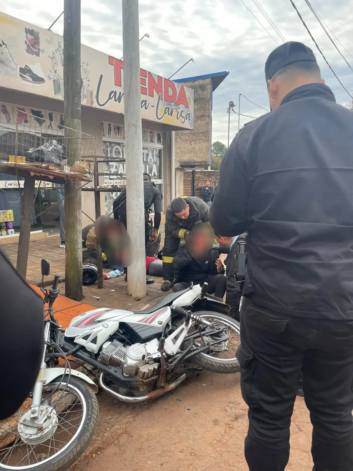 Jardín América: Un motociclista está grave tras despiste