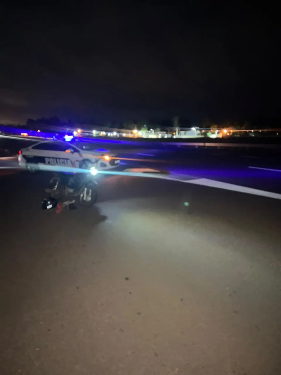 Motociclista herido tras despistar en Candelaria