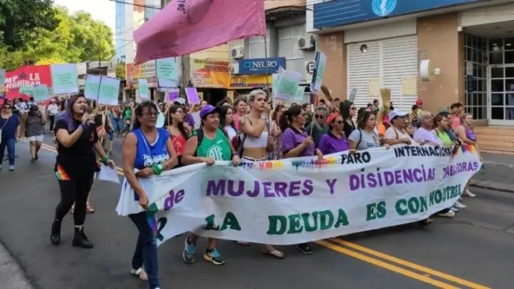 Amplia convocatoria del 8M en Posadas