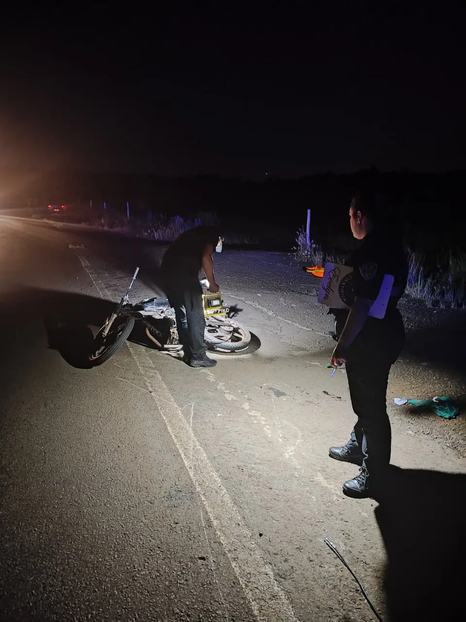 Colisión entre motos dejó tres heridos en Villa Bonita