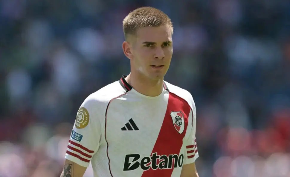 La conmovedora carta de despedida de Mastantuono a River