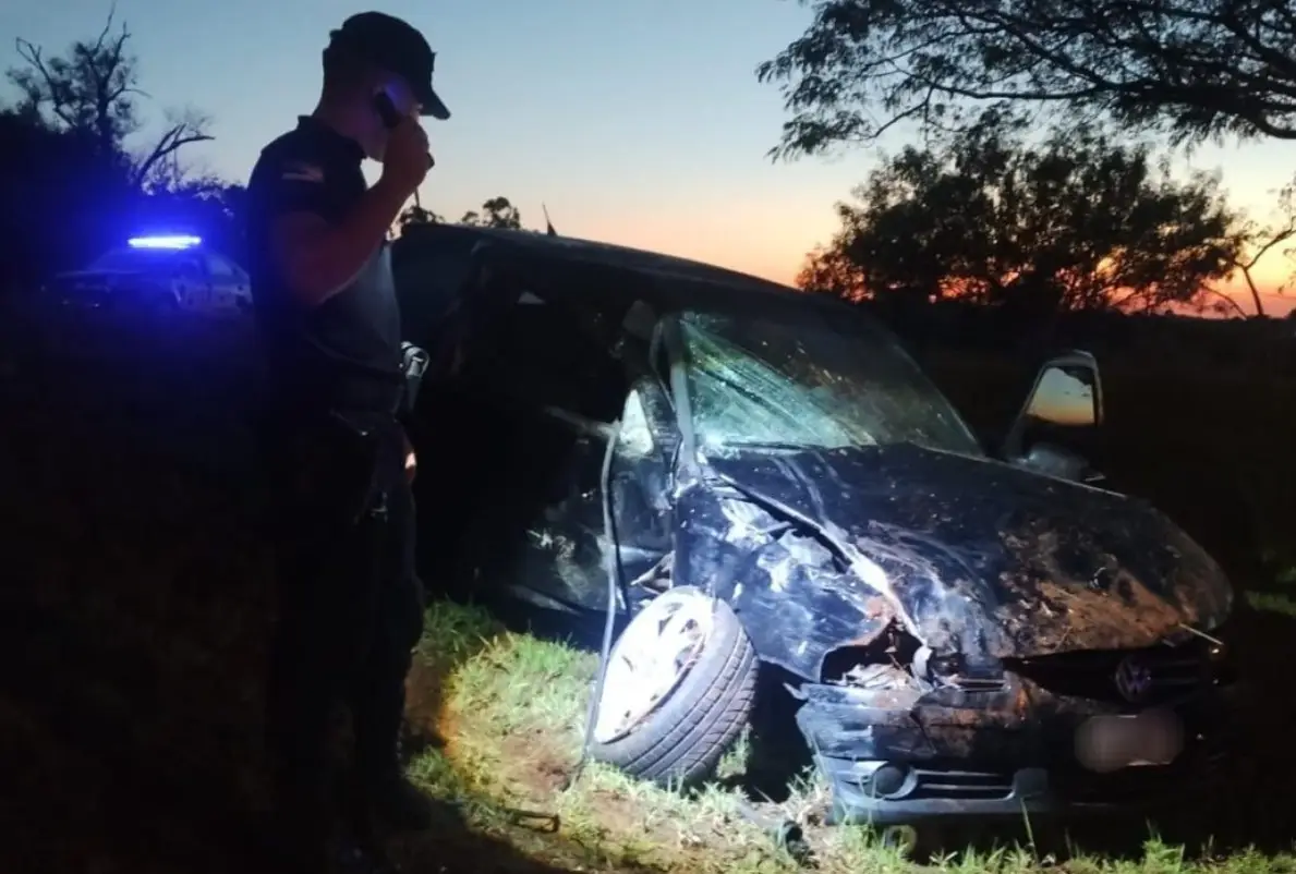 Un muerto y un conductor detenido por alcoholemia tras un siniestro vial