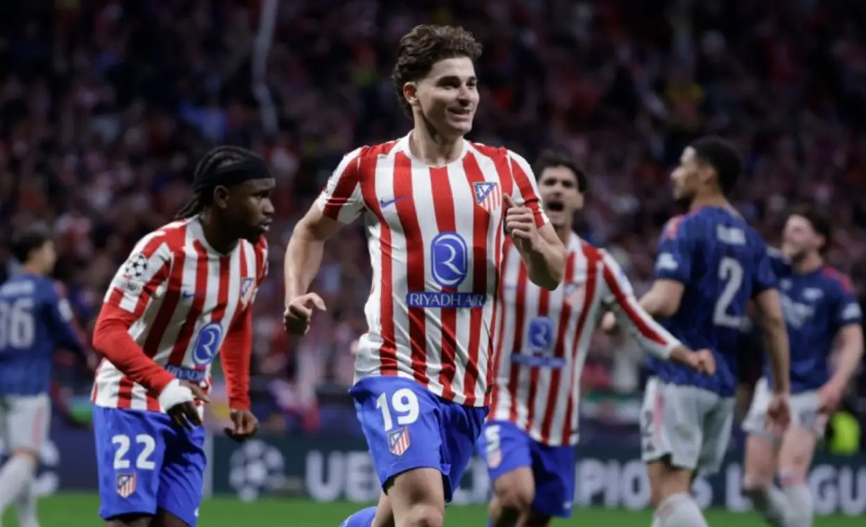 Champions League: Atlético Madrid empató 1-1 con Arsenal