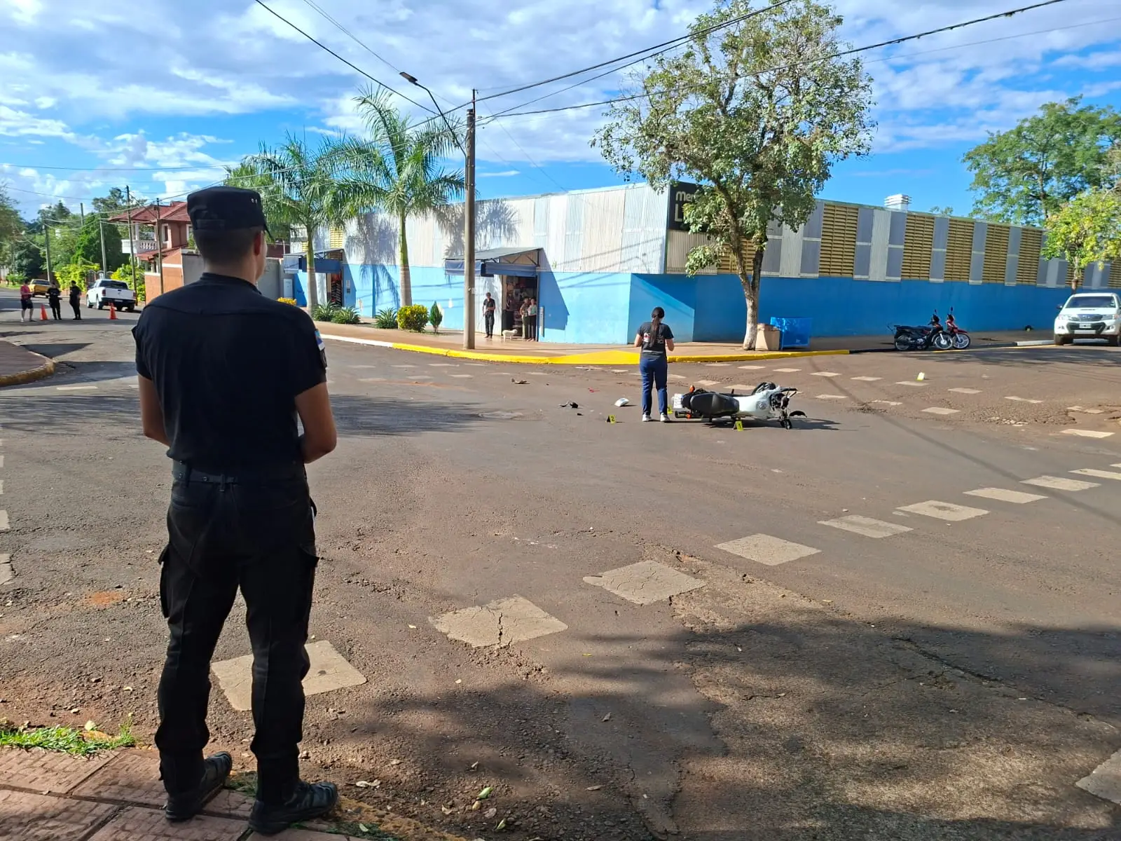 Murió el motociclista que había chocado en Puerto Rico