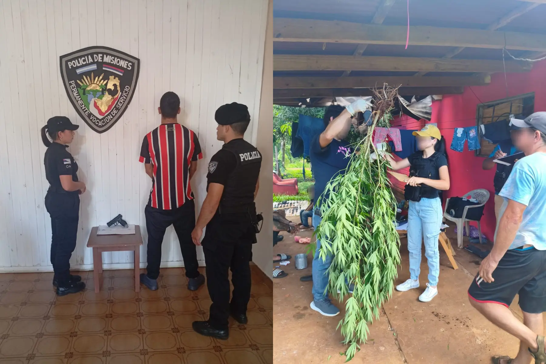 Una denuncia por violencia terminó con un narcokiosco