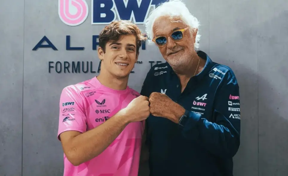 Briatore elogió a Colapinto y apuesta a la dupla con Gasly para 2026
