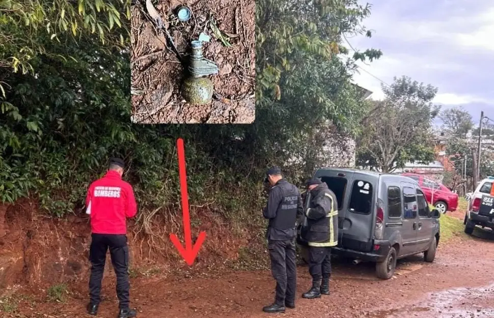 Bernardo de Irigoyen: hallaron una granada al frente de una vivienda