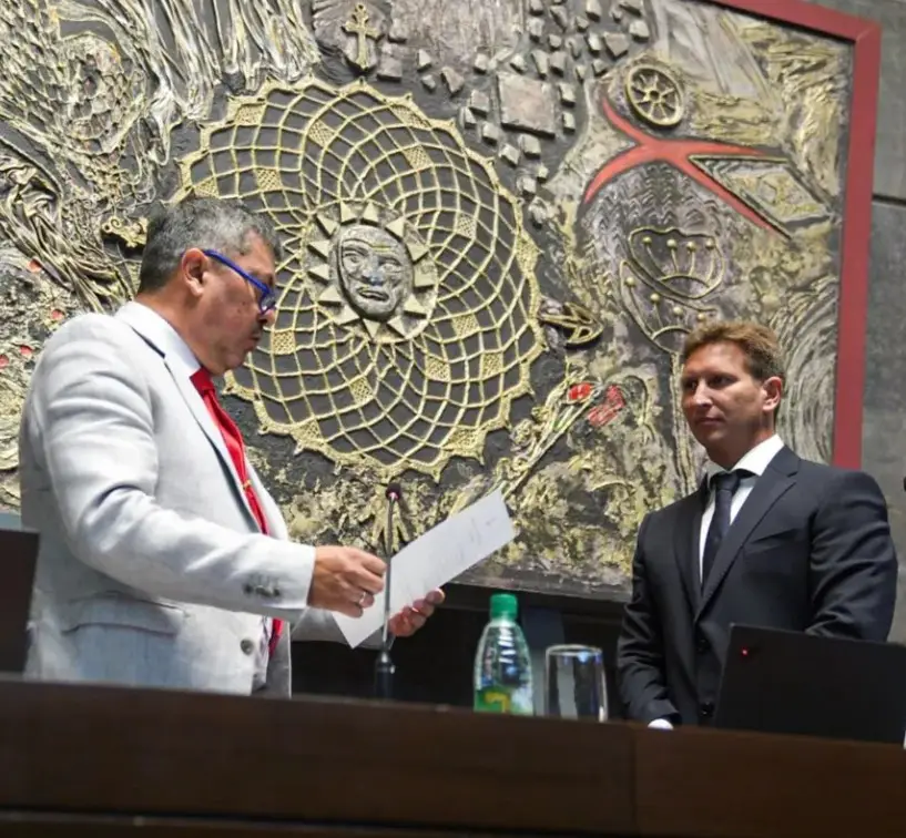 Sebastián Macias fue electo presidente de la Legislatura