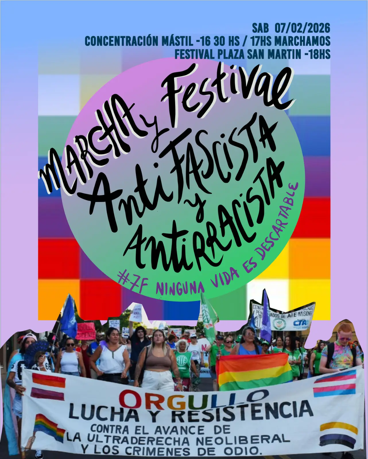 Convocan a la Marcha Antifascista y Antirracista