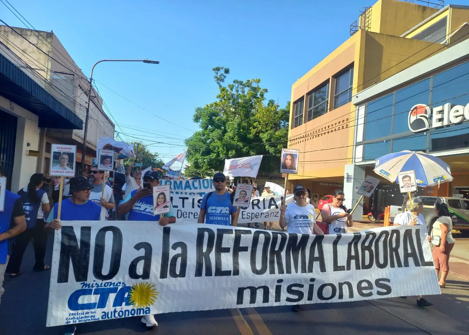 Misiones también se movilizó contra la reforma laboral