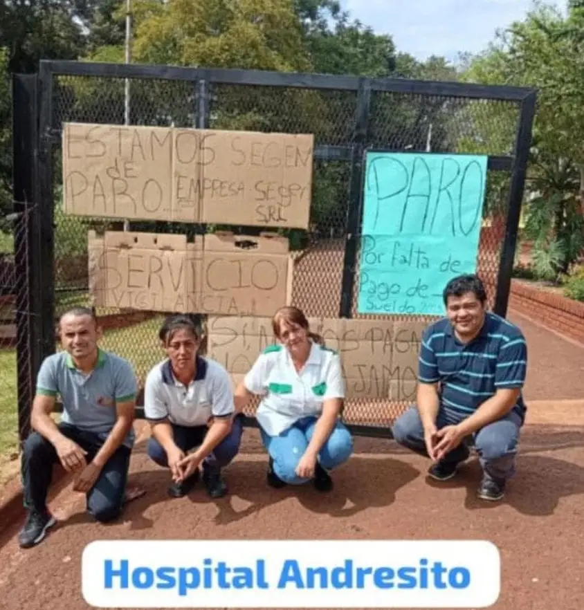 Trabajadores de la empresa Segen SRL siguen reclamando por meses de sueldo adeudado