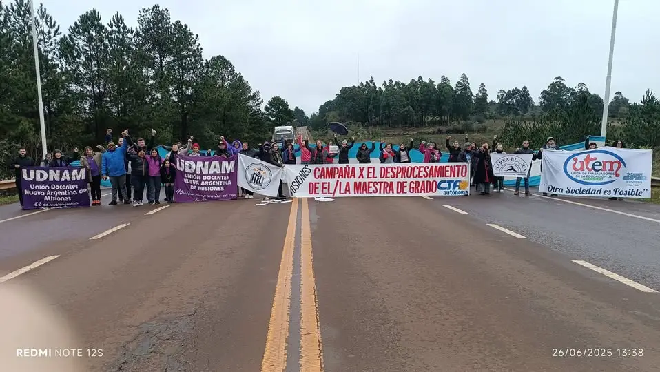 Señalan que es alta la adhesión al paro de docentes del FTEL