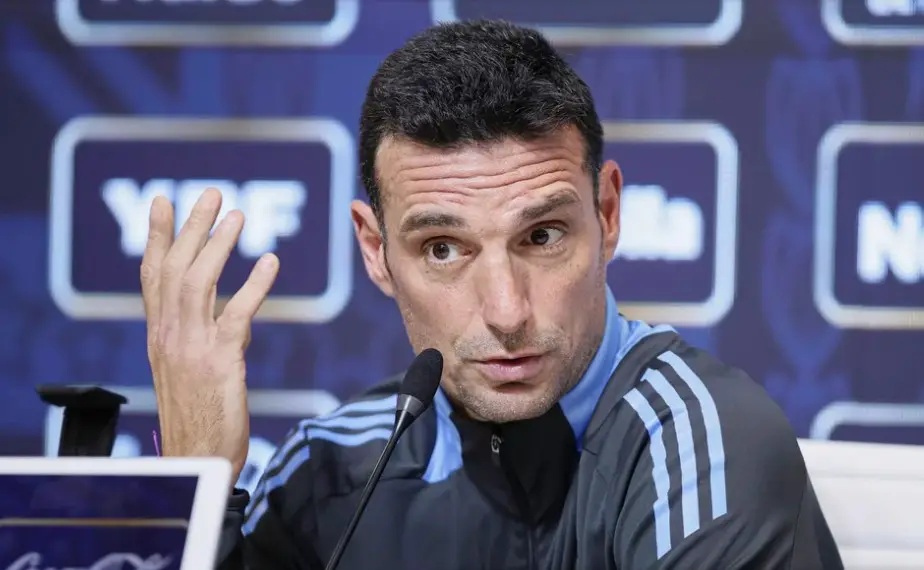 Scaloni confirmó a Messi para el partido ante Colombia