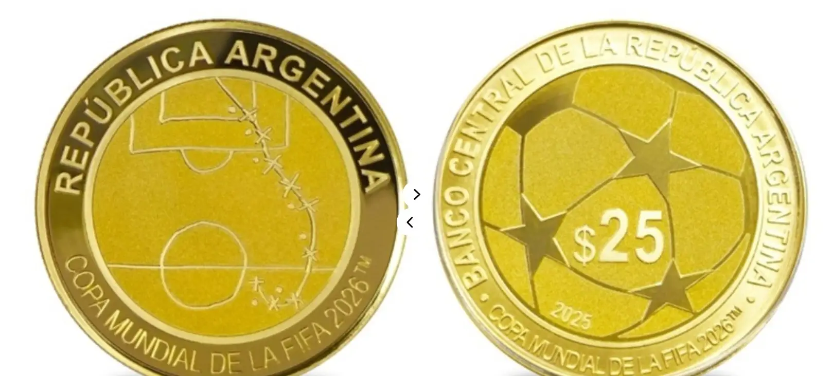 El Banco Central presenta una moneda conmemorativa por el Mundial 2026