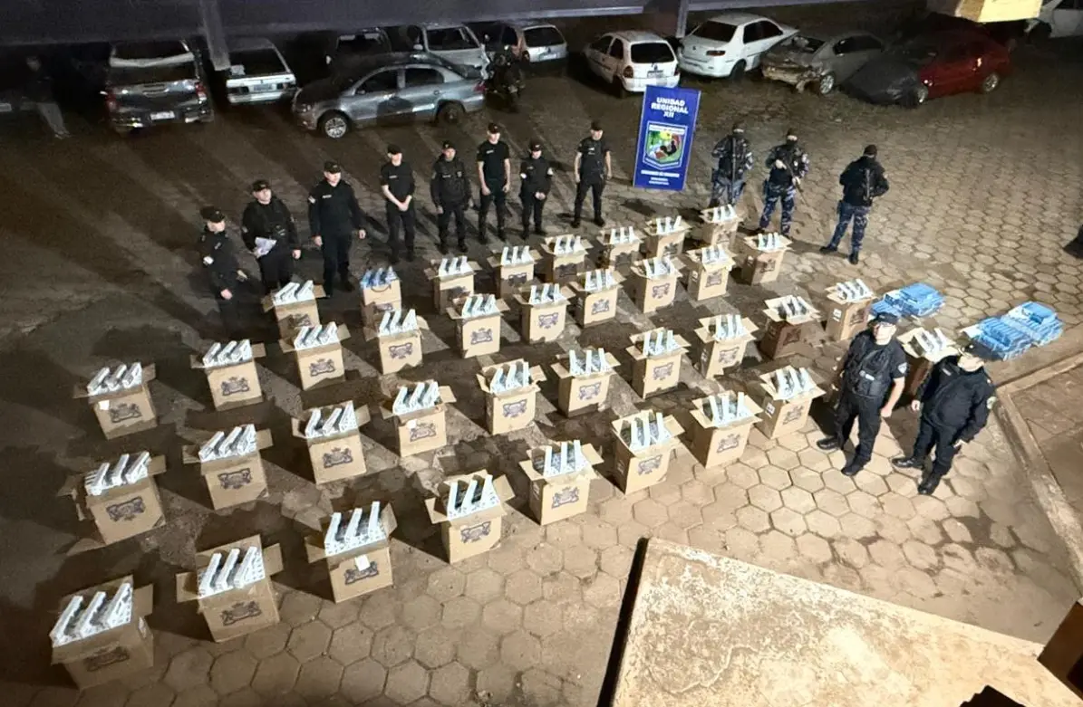 Secuestran una camioneta con más de $20 millones en cigarrillos de contrabando