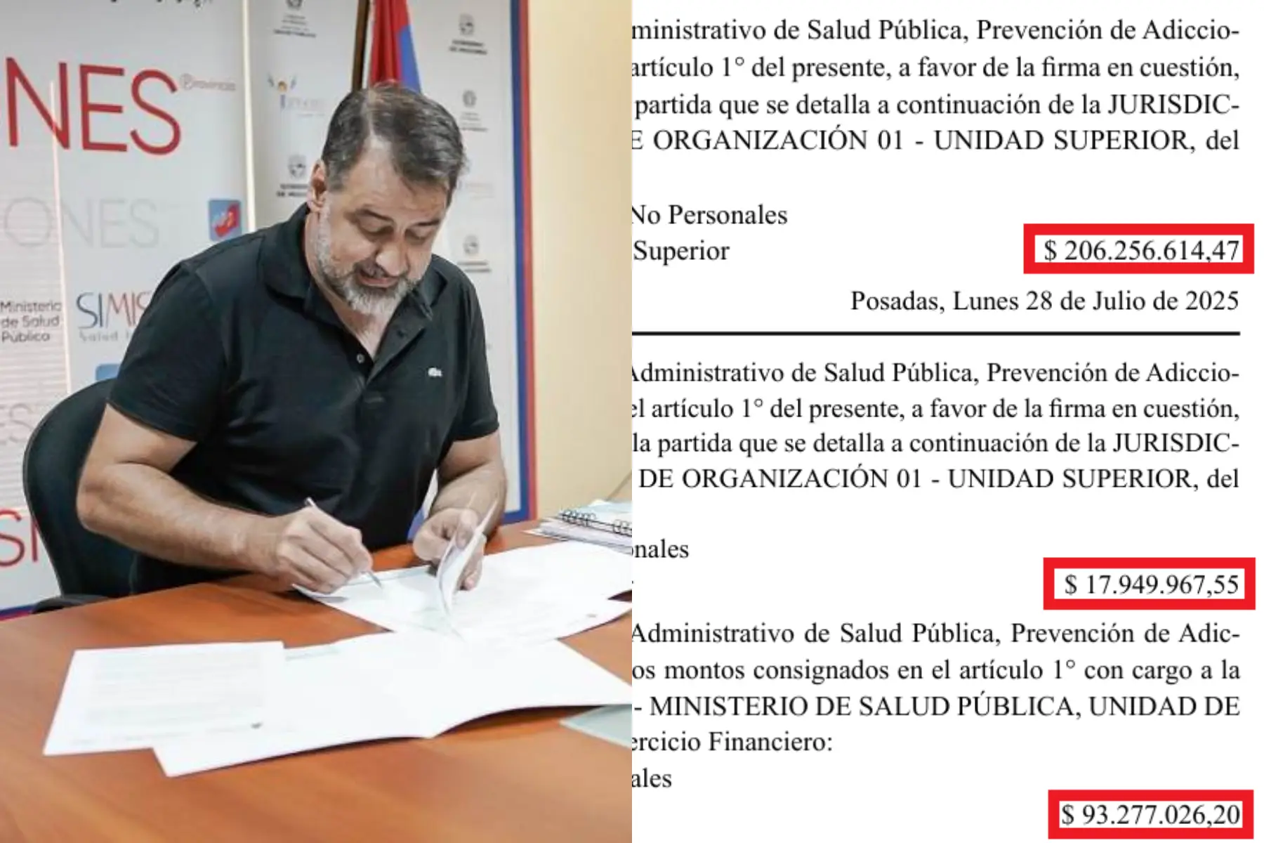 El MSP pagó más de $317 millones sin licitación pública