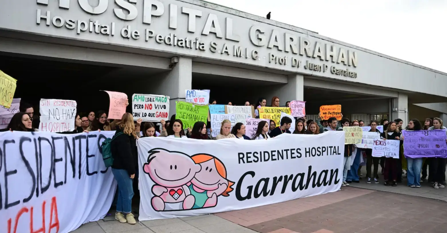 Trabajadores del Garrahan anunciaron una caravana a Olivos