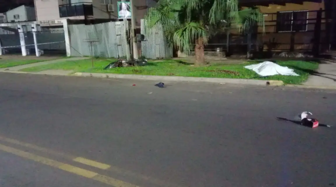 Posadas: joven perdió la vida tras despistar con su moto