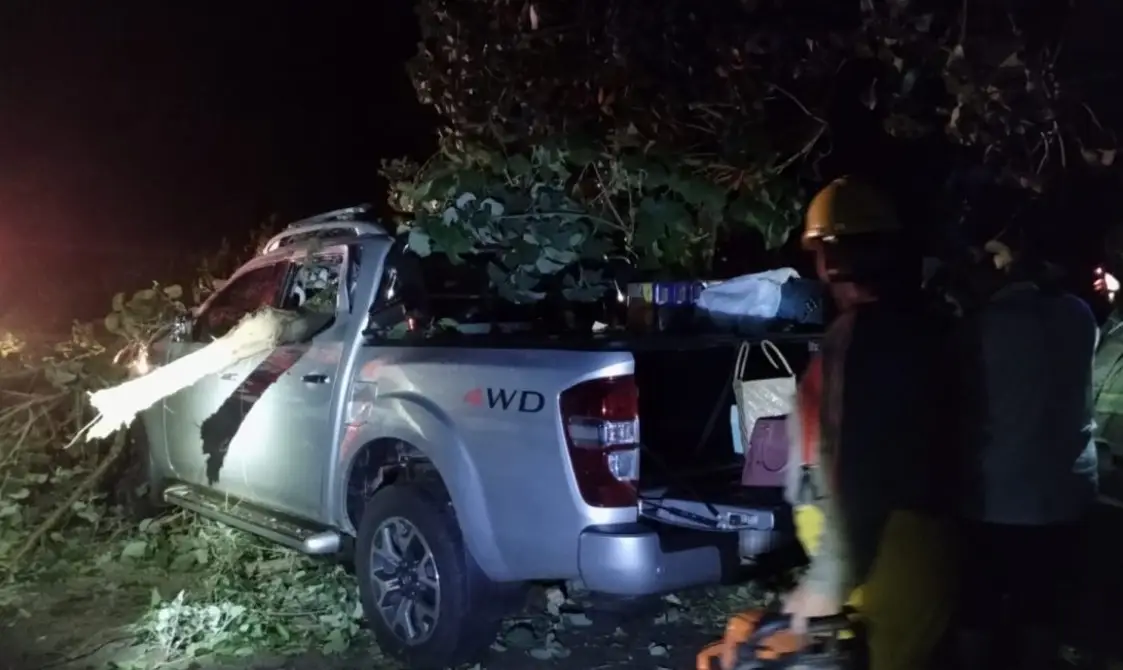 Choque en cadena dejó una persona lesionada en Santiago de Liniers