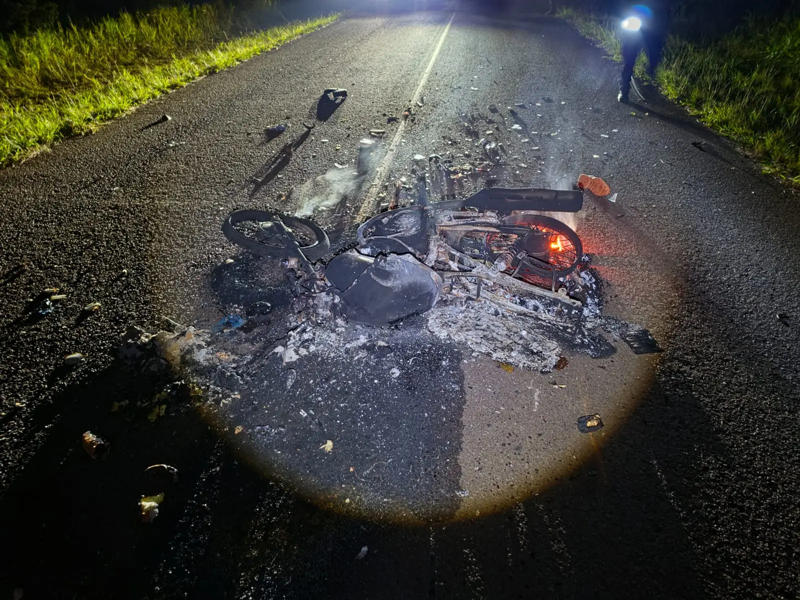 Murió el motociclista que estaba internado tras un choque