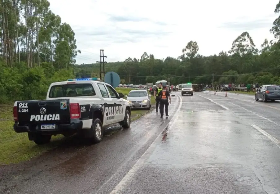Choque múltiple en Ruta 12: identificaron a las cuatro víctimas fatales