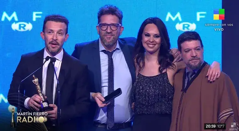 Fuerte discurso de Bercovich tras ganar en los Martín Fierro