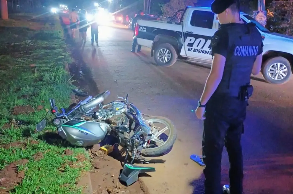Iguazú: adolescente falleció tras ser embestido por un auto