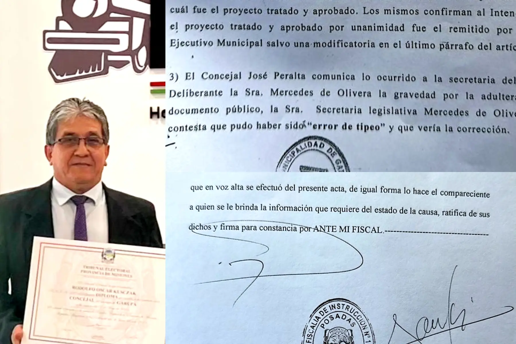 Garupá: Edil denunció la presunta adulteración del Presupuesto