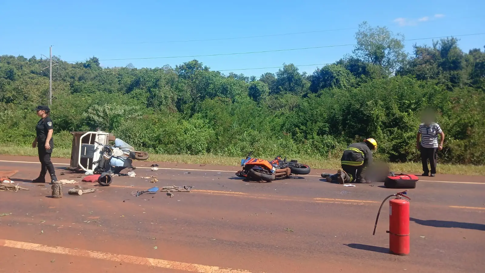 Puerto Libertad: Hubo heridos graves en choque de motos