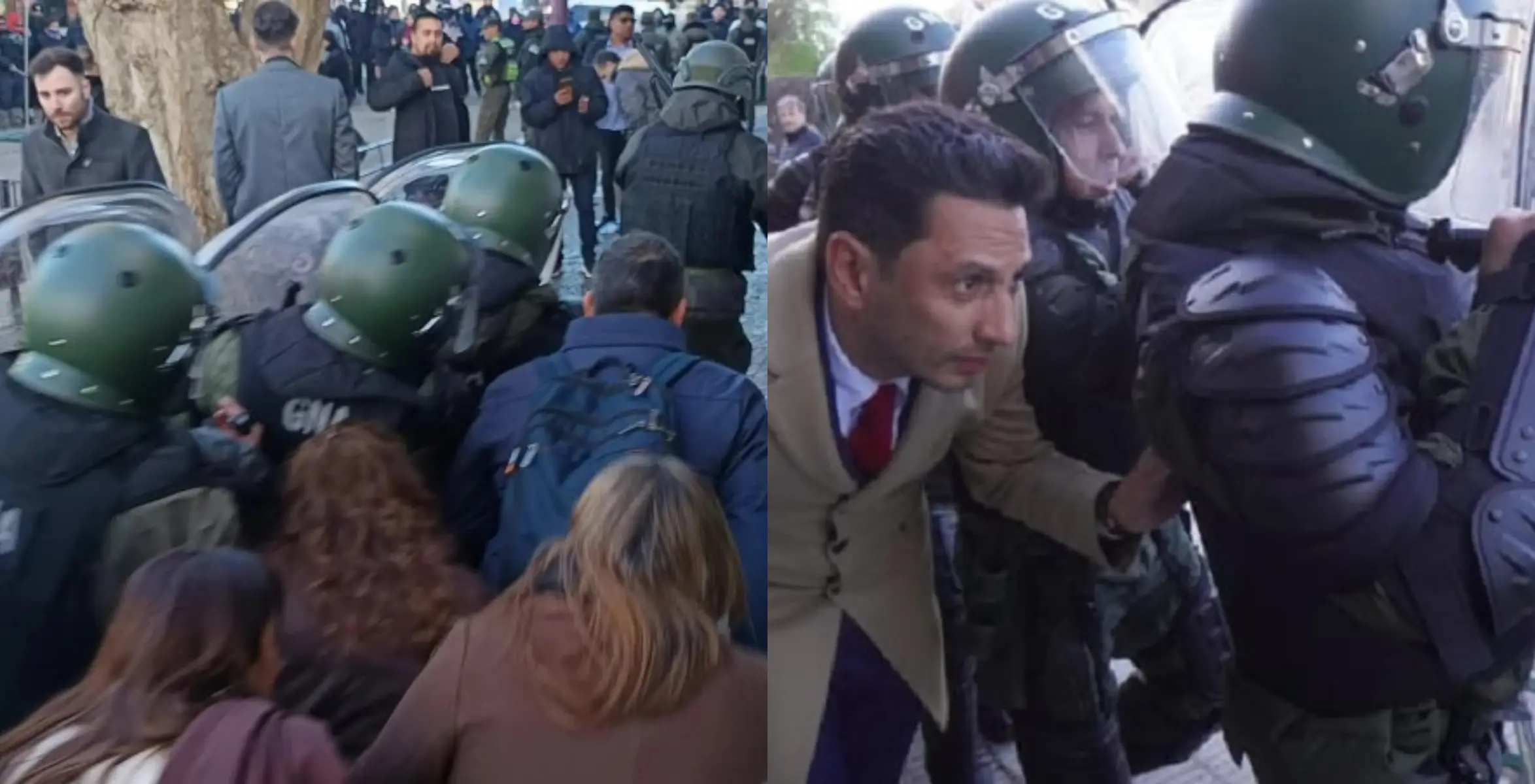 Núñez la pasó mal en Santa Cruz: lo recibieron con huevazos