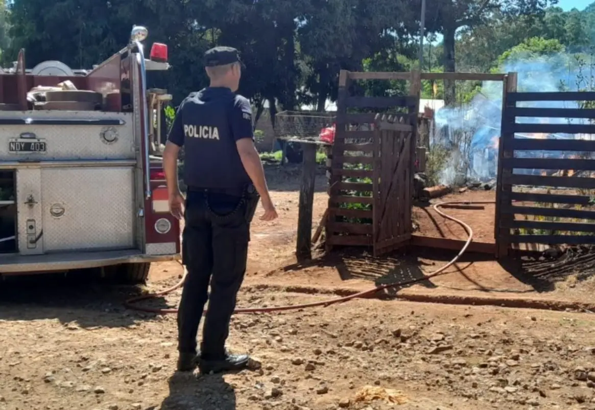 Trasladaron a Posadas a la niña herida en el incendio de 9 de Julio