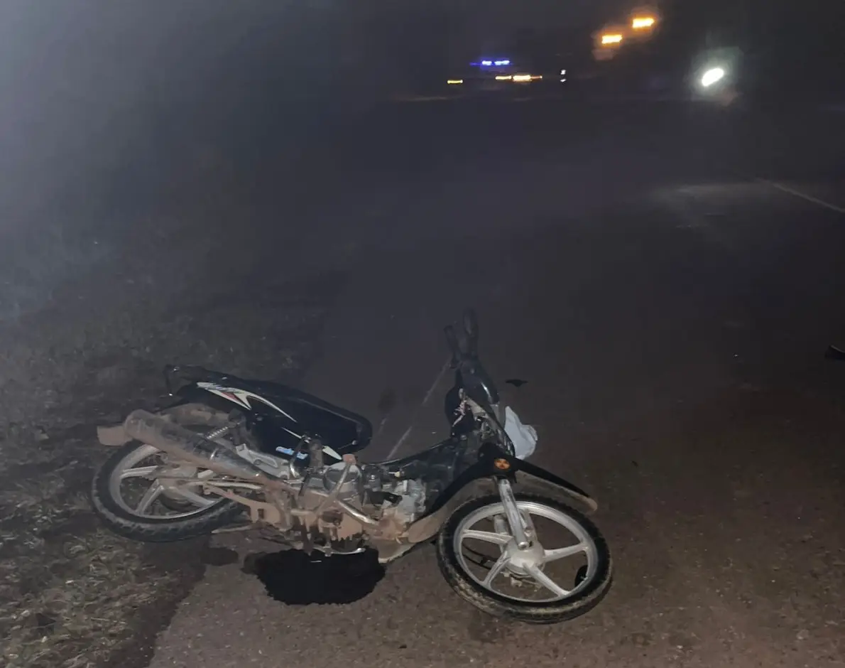 Alem: motociclista resultó herido tras despistar sobre la Ruta 4