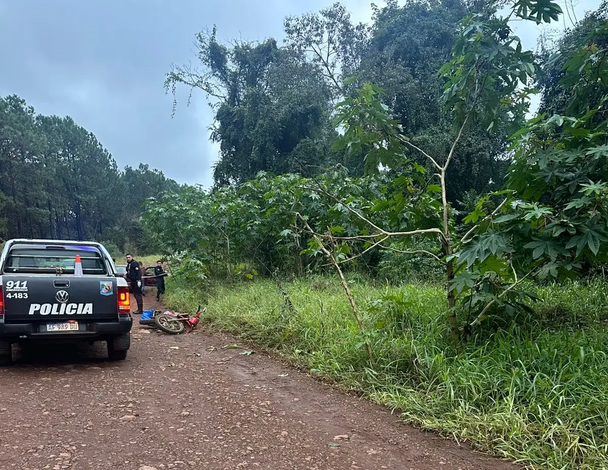 Un motociclista falleció tras despistar en El Soberbio
