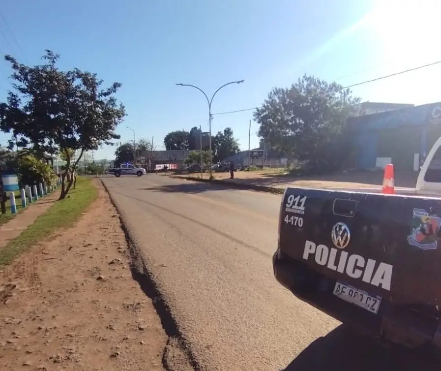 Iguazú: murió el peatón atropellado por un motociclista