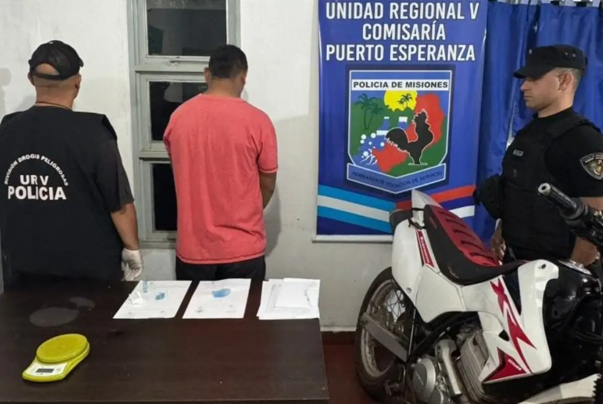 Puerto Esperanza: Fue detenido con droga valuada en más de $8 millones