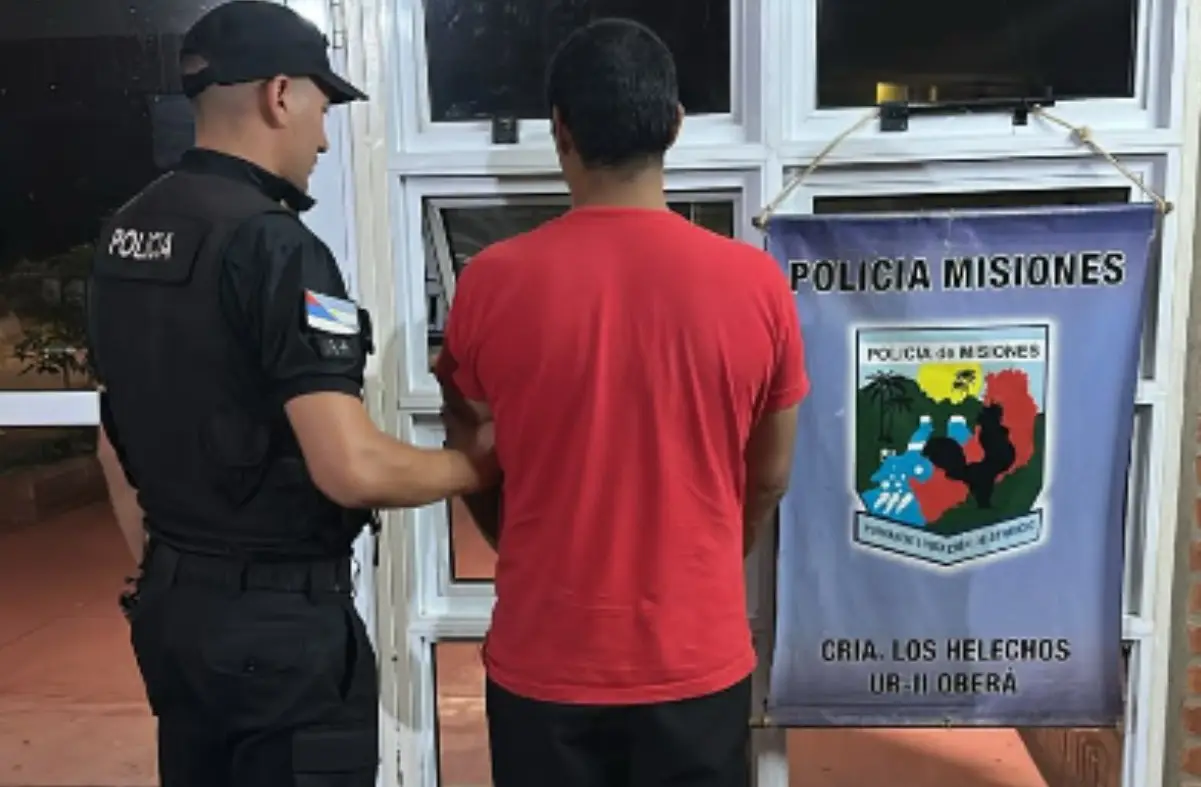 Los Helechos: ingresó a una chacra y terminó detenido