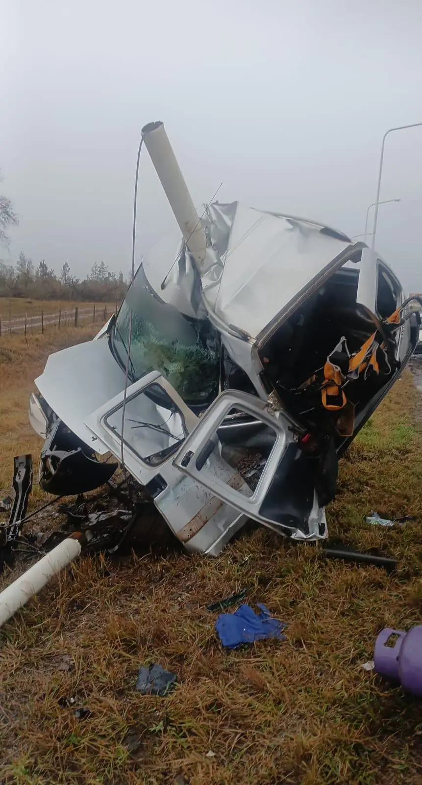 Identificaron al fallecido del despiste en el acceso a Candelaria