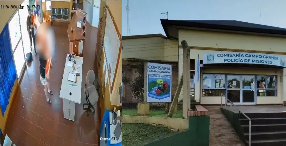 Falleció la mujer que se prendió fuego en una comisaría
